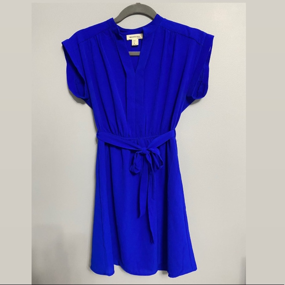 Monteau Los Angeles brand royal blue dress